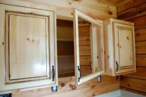 Knotty Pine Cabinets