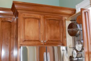 Maple Stained Cherry Cabinets
